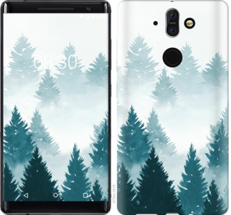 

Чехол Акварельные Елки для Nokia 8 Sirocco 862923