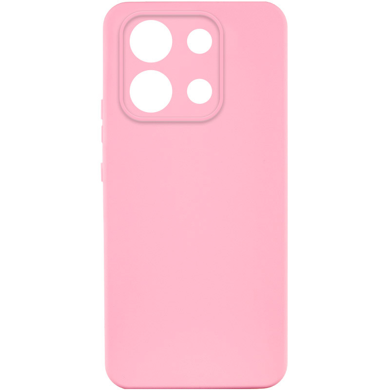 Чохол TPU GETMAN Liquid Silk Full Camera на Xiaomi Redmi Note 13 Pro 4G (Рожевий / Pink)