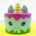 Squishy antistress Cake Unicorn (Синий)