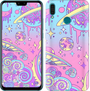 

Чехол Розовая галактика для Huawei Y9 2019 688758