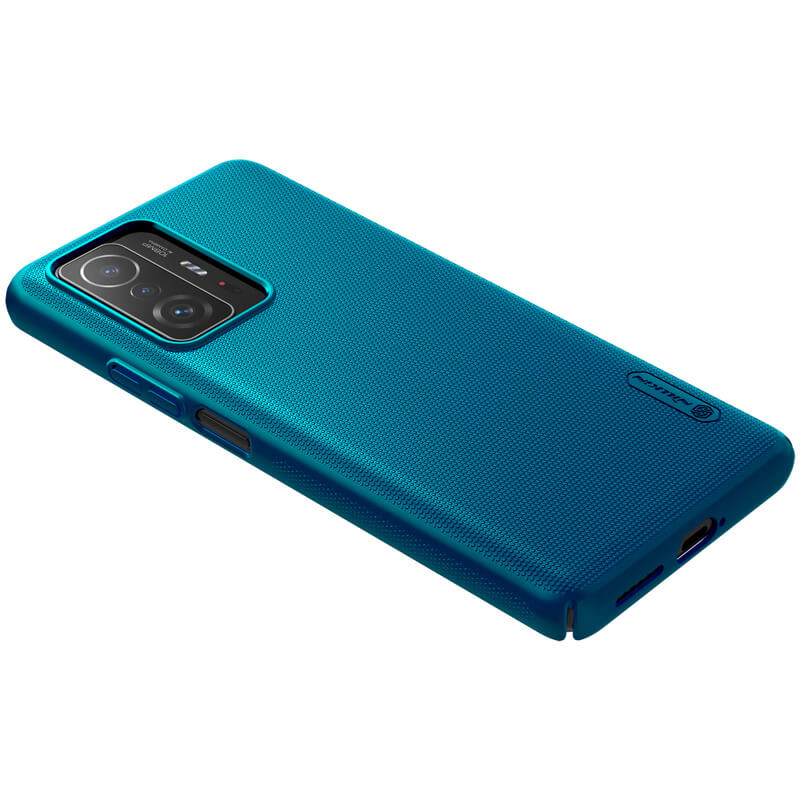 Фото Чехол Nillkin Matte для Xiaomi 11T / 11T Pro (Бирюзовый / Peacock blue) на vchehle.ua