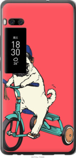 

Чехол Мопс на велосипеде для Meizu Pro 7 703033