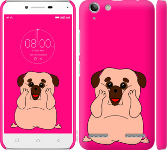 

Чехол Весёлый мопс для Lenovo K5 Plus 928388