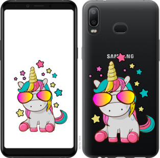 

Чехол Единорог в очках для Samsung Galaxy A6s 911582