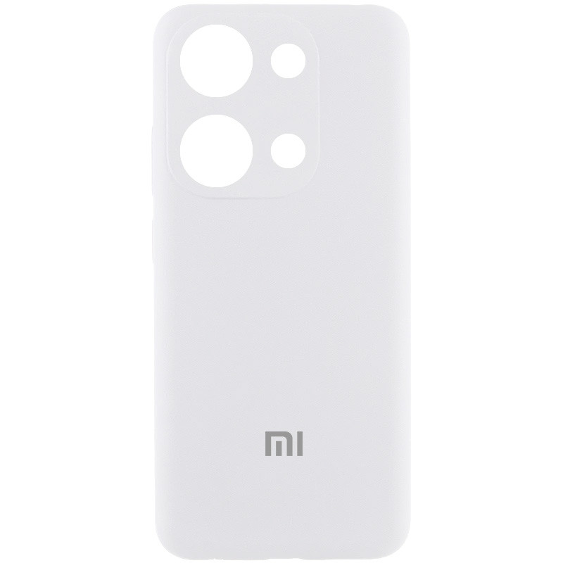 Чехол Silicone Cover Lakshmi Full Camera (AA) with logo для Xiaomi Poco X6 Pro (Белый / White)