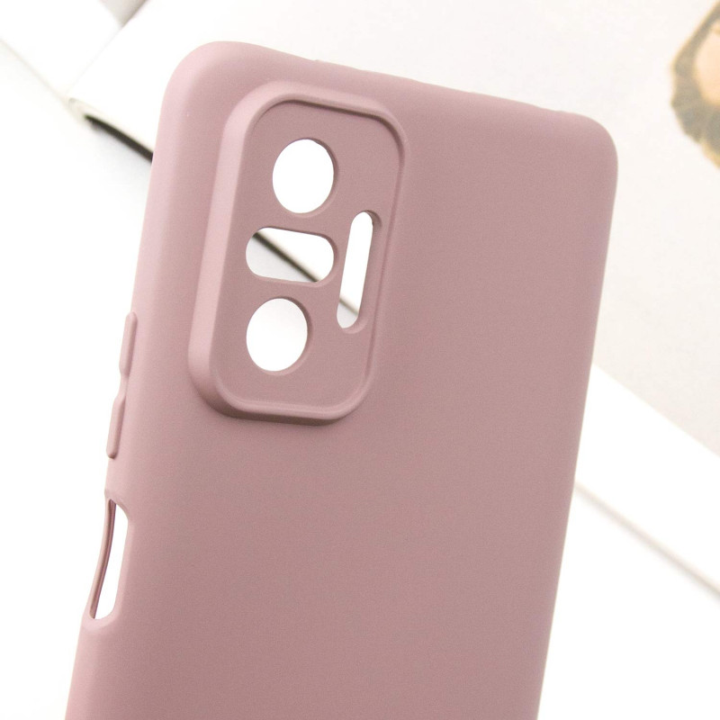 Чохол Silicone Cover Lakshmi Full Camera (A) на Xiaomi Redmi Note 10 Pro / 10 Pro Max (Рожевий / Pink Sand) в магазині vchehle.ua