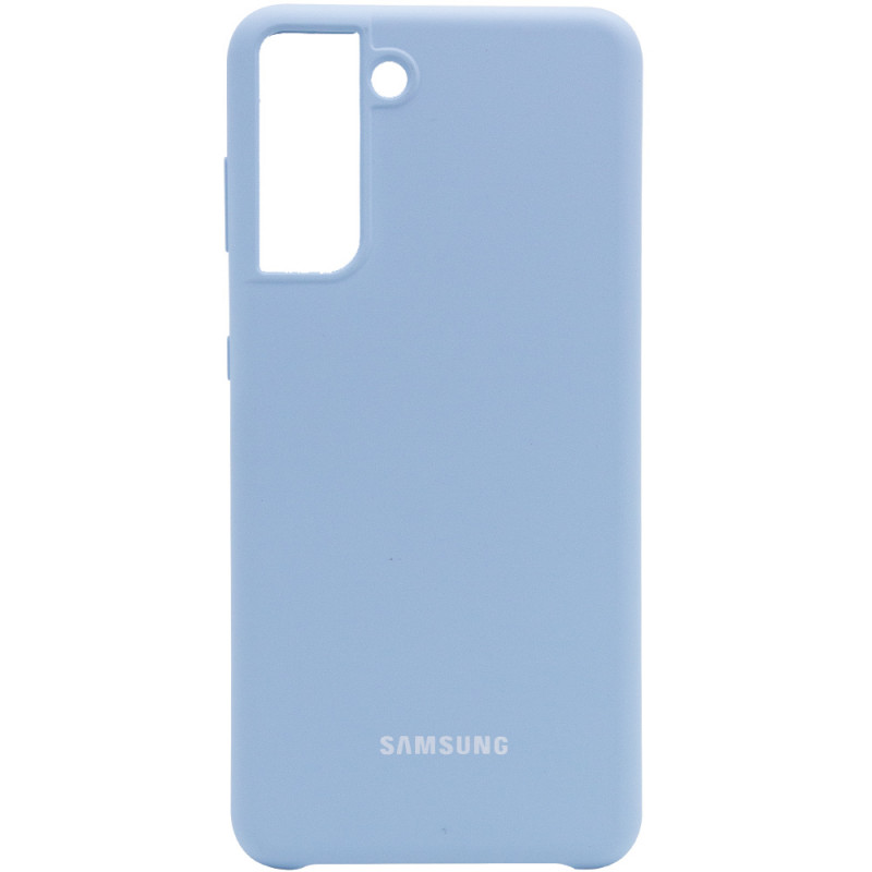 Чохол Silicone Cover (AA) на Samsung Galaxy S21+ (Блакитний / Lilac Blue)