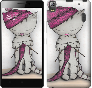 

Чехол Кошка рукодельница для Lenovo A7000 584211