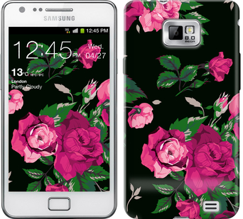 

Чохол Троянди на чорному тлі на Samsung Galaxy S2 i9100 546807