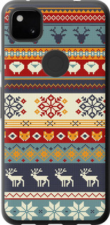 

Чехол Рождественский орнамент для Google Pixel 4A 1602775