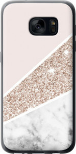 Чехол Пастельный мрамор для Samsung Galaxy S7 G930F