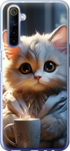 Чехол White cat для Realme 6