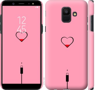 

Чехол Подзарядка сердца1 для Samsung Galaxy A6 2018 730000