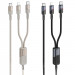 Дата кабель Hoco U139 Type-C to Lightning/Type-C 100W (1.2m)