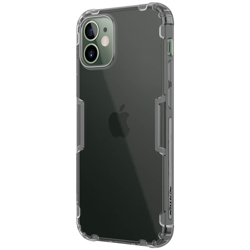 Фото TPU чохол Nillkin Nature Series на Apple iPhone 12 mini (5.4") (Сірий (прозорий)) на vchehle.ua