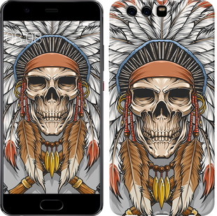 

Чехол Череп индейца для Huawei P10 Plus 641250