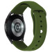 Силіконовий ремінець Sport для Smart Watch 20mm (Зелений / Dark Olive)