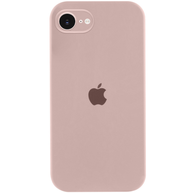 Чохол Silicone Case Full Camera Protective (AA) на Apple iPhone 16e (6.1") (Рожевий / Pink Sand)