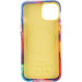 Шкіряний чохол Colour Splash with Magnetic Safe на Apple iPhone 12 Pro / 12 (6.1") (Yellow / Red) в магазині vchehle.ua