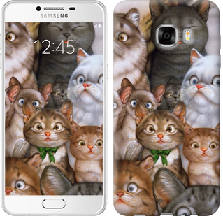 

Чехол коты для Samsung Galaxy C7 C7000 476329