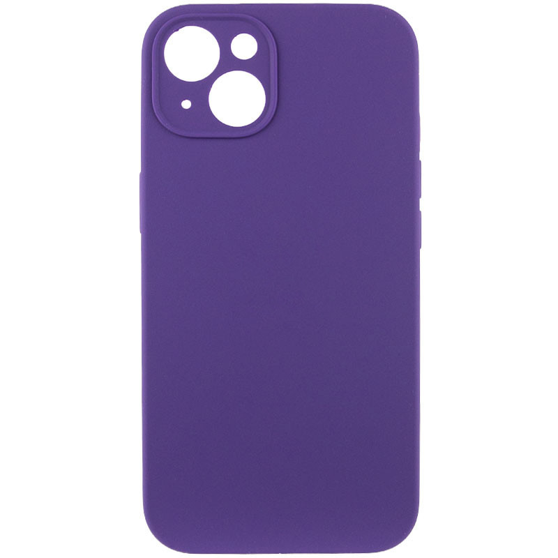 Чохол Silicone Case Full Camera Protective (AA) NO LOGO на Apple iPhone 13 (6.1") (Фіолетовий / Amethyst)