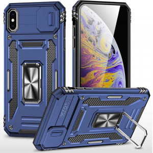 Ударопрочный чехол Camshield Army Ring для iPhone X (5.8")