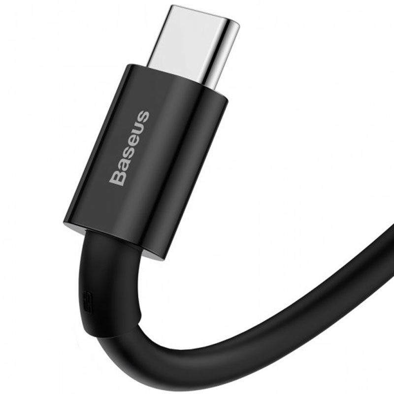 Фото Дата кабель Baseus Superior Series Fast Charging USB to Type-C PD 66W (2m) (CATYS-A) (Чорний) на vchehle.ua