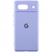 Чохол Silicone Cover Lakshmi Full Camera (AA) with logo на Google Pixel 7a (Бузковий / Dasheen)