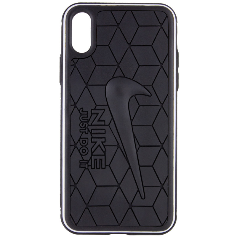 

TPU Чехол Sneakers для Apple iPhone XS Max (6.5") (Черный / Nike) 789979