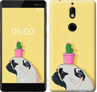 

Чохол Мопс з кактусом на Nokia 7 795906