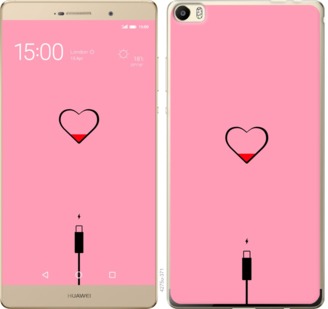 

Чехол Подзарядка сердца1 для Huawei P8 Max 730345