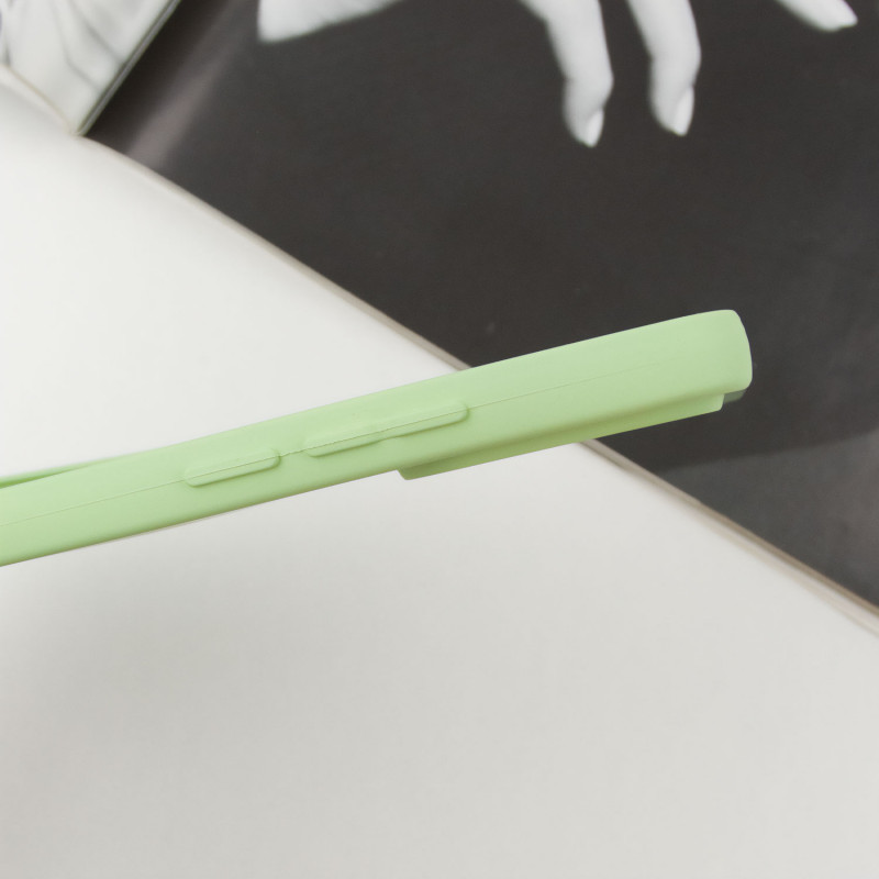 Фото Чехол TPU GETMAN Liquid Silk Full Camera для Xiaomi Redmi Note 13 4G (Зеленый / Pistachio) в магазине vchehle.ua