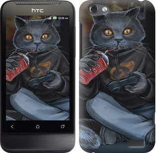 

Чохол gamer cat на HTC One V t320e 635339