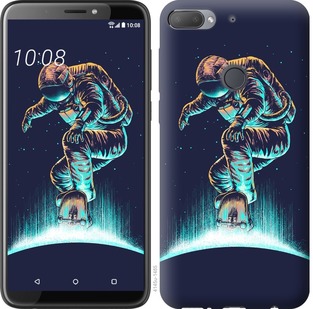 

Чохол Космонавт на скейтборді на HTC Desire 12 Plus 672597