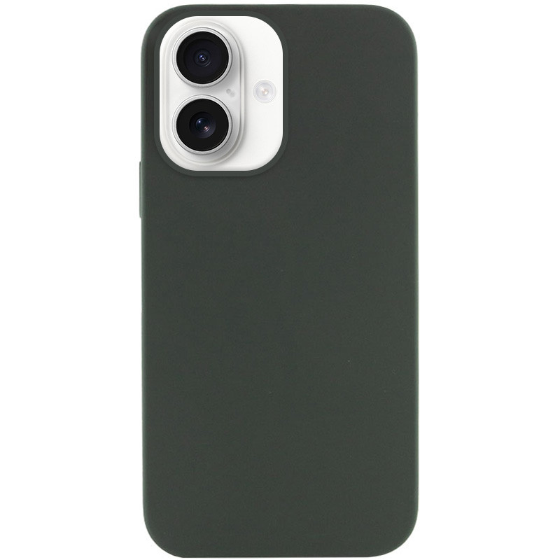 Чохол Silicone Case Full Protective (AA) NO LOGO на Apple iPhone 16 (6.1") (Зелений / Cyprus Green)