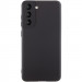 Чехол Silicone Cover Lakshmi Full Camera (AA) для Samsung Galaxy S21 FE (Черный / Black)