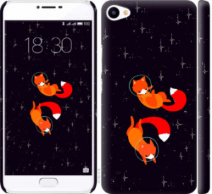 Чехол Лисички в космосе для Meizu U20