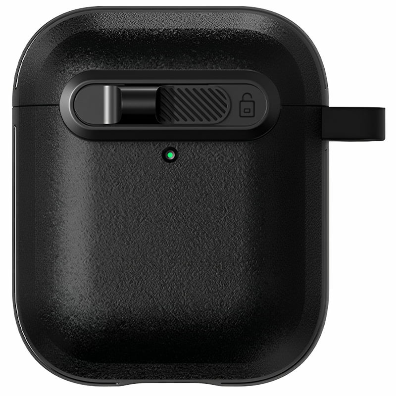 Футляр Frosted для наушников Airpods 1/2 (Black)