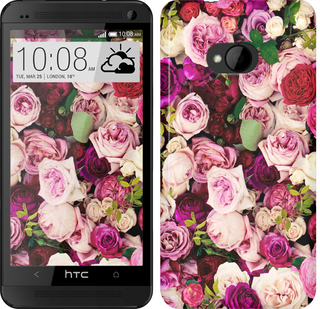 

Чехол Розы и пионы для HTC One M7 651973