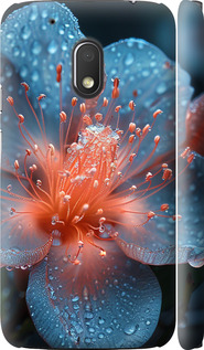 Чохол Роса на квітці на Motorola Moto G4 Play