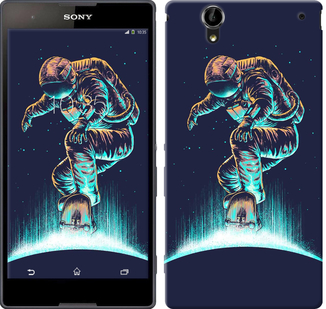 

Чохол Космонавт на скейтборді на Sony Xperia T2 Ultra Dual D5322 591407