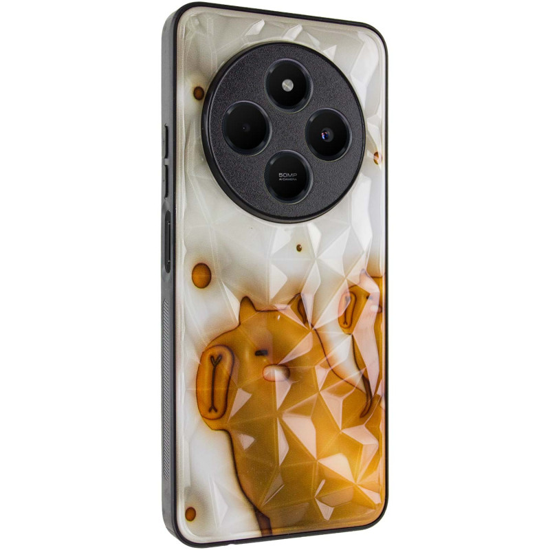 TPU+PC чохол Prisma Fluffie на Xiaomi Redmi 14C / Poco C75 (Capybara)