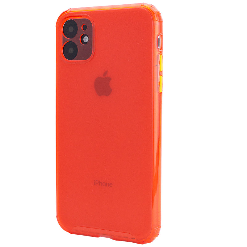 TPU чехол Сolor matte для Apple iPhone 11 (6.1") (Красный)