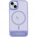Фото TPU+PC чохол Stand case на Apple iPhone 15 (6.1") (Light blue) на vchehle.ua