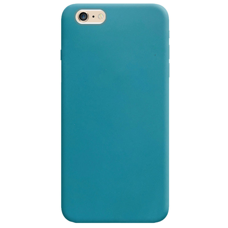 Силіконовий чохол Candy на Apple iPhone 6/6s (4.7") (Синій / Powder Blue)