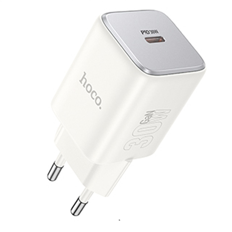 СЗУ Hoco N43 Vista PD30W (1USB-C) (Moonlight white)