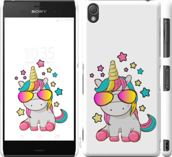 

Чехол Единорог в очках для Sony Xperia Z3 911716