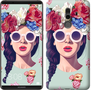 

Чохол Дівчина з квітами на Huawei Mate 10 Pro 607928