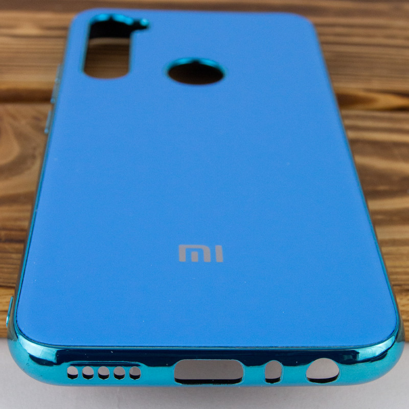 Фото TPU чохол Matte LOGO на Xiaomi Redmi Note 8 / Note 8 2021 (Блакитний / Blue) в маназині vchehle.ua