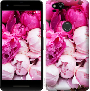 Чехол Розовые пионы для Google Pixel 2